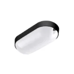 Işıldar 15w Led Area Oval Aplik Armatür Siyah