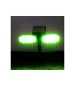 ACK AG60-02851 8W/h Solar Led Çim Armatürü Kazıklı Yeşil Işık İkili - Görsel 2