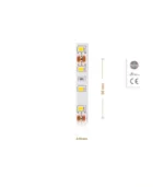 ACK AS01-00800 12W/mt 12V 60 Ledli Şerit Led 3000K Günışığı - Görsel 10