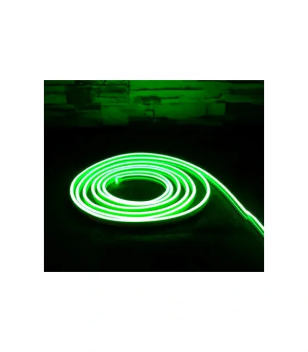 ACK AS03-00605 10W/mt 12V Neon Hortum Led Yeşil Işık IP65