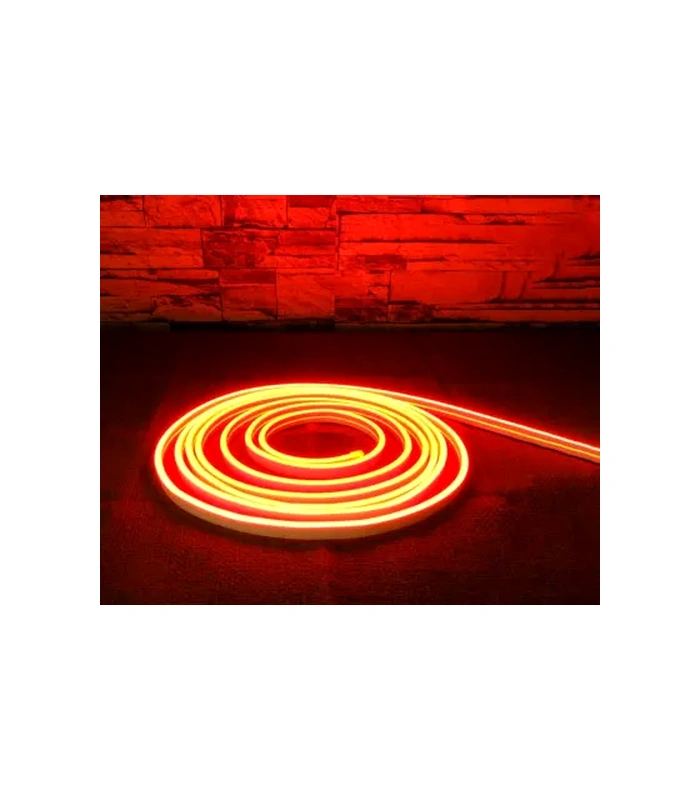 ACK AS03-00604 10W/mt 12V Neon Hortum Led Kırmızı Işık IP65
