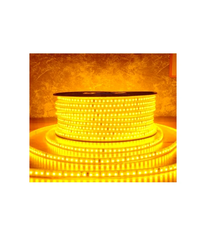 ACK AS01-01508 10W/mt 220V 120 Ledli Şerit Led Amber Işık IP65