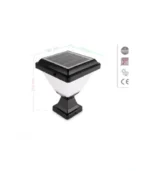ACK AG60-06801 8W/h Solar Led Bahçe Armatürü Kare 3000K Günışığı - Görsel 14
