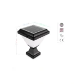ACK AG60-06801 8W/h Solar Led Bahçe Armatürü Kare 3000K Günışığı - Görsel 7