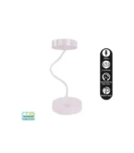 ACK AF11-10015 Led Masa Lambası Şarjlı Dimli Dokunmatik Beyaz Kasa - Görsel 6