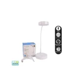 ACK AF11-10015 Led Masa Lambası Şarjlı Dimli Dokunmatik Beyaz Kasa - Görsel 10