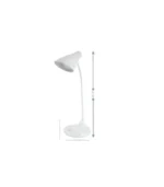 ACK AF11-10013 Led Masa Lambası Şarjlı Dimli Dokunmatik Beyaz Kasa - Görsel 11