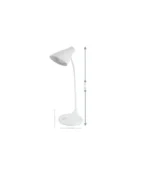 ACK AF11-10013 Led Masa Lambası Şarjlı Dimli Dokunmatik Beyaz Kasa - Görsel 5