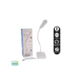 ACK AF11-10016 Led Masa Lambası Şarjlı Dimli Dokunmatik Beyaz Kasa - Görsel 4