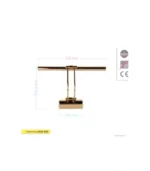 ACK AH10-00107 6W Gold Led Tablo Apliği 3000K Günışığı — ürün görseli 7