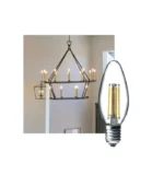 ACK AA36-00410 4W Rustik Led Flamanlı Ampul E14 Duylu 3000K Günışığı - Görsel 5