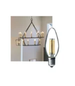 ACK AA36-00410 4W Rustik Led Flamanlı Ampul E14 Duylu 3000K Günışığı - Görsel 2