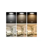 ACK AP01-00631 6W Yuvarlak Led Spot Panel Armatür Siyah Kasa 6500K Beyaz Işık - Görsel 6