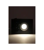 ACK AH11-00201 2,5W Ledli Prizli Tezgah Altı Armatür 6500K Beyaz Işık Siyah Kasa - Görsel 3