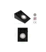 ACK AH11-00201 2,5W Ledli Prizli Tezgah Altı Armatür 6500K Beyaz Işık Siyah Kasa - Görsel 8