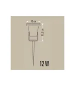 Cata CT-7304 12W Power Ledli Bahçe Kazığı Yeşil - Görsel 3