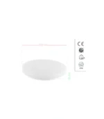 ACK AT10-83000 36W Yuvarlak Led Armatür Sıva Üstü 3000 K Günışığı - Görsel 3