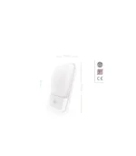 ACK AH07-05330 20W Sensörlü Led Duvar Apliği Beyaz Kasa 6500K Beyaz Işık IP44 — ürün görseli 3