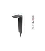 ACK AG60-03801 8W/H Solar Led Bahçe Armatürü Kazıklı 3000K Günışığı - Görsel 11