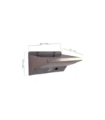 ACK AG60-07851 Solar Duvar Apliği Hareket Sensörlü Dimli IP65 3000K Günışığı — ürün görseli 4