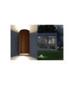ACK AH07-02151 Bahçe Armatürü GU10 Duylu Siyah Boş Kasa Çift Yönlü - Görsel 5