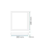 ACK AP21-23330 15W 30x30 cm Sıva Altı Clip In Backlight Led Panel 6500K Beyaz Işık - Görsel 6