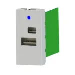 Nead 2162 45X22,5 Çiftli USB Şarj Adaptörü Type A/C