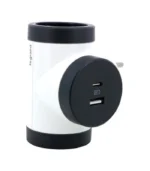 Legrand 694522, Adaptör 2P+T, 2 Priz/Güç Soketi Yan Döner, USB Tipi A ve C Bağlantı - Görsel 4