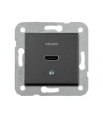 Viko Novella/Trenda Siyah Hdmi Konnektör (Çerçeve Hariç)
