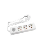 Viko Multi-Let Üçlü Grup Priz Anahtarlı Topraklı 2 Metre Beyaz (Çocuk Korumalı) 90117302 - Görsel 3