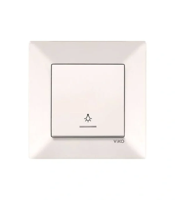 Viko Karre/Meridian Krem Işıklı Lıght (Çerçeve Hariç)