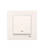 Viko Karre/Meridian Krem Kapı Otomatiği Anahtarı (Çerçeve Hariç) - Görsel 2