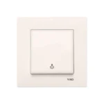 Viko Karre/Meridian Krem Light Anahtarı (Çerçeve Hariç)