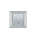 Viko Novella/Trenda Gümüş Light (Çerçeve Hariç) - Görsel 3
