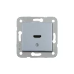 Viko Novella/Trenda Gümüş HDMI Konnektör (Çerçeve Hariç)