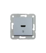 Viko Novella/Trenda Gümüş HDMI Konnektör (Çerçeve Hariç)