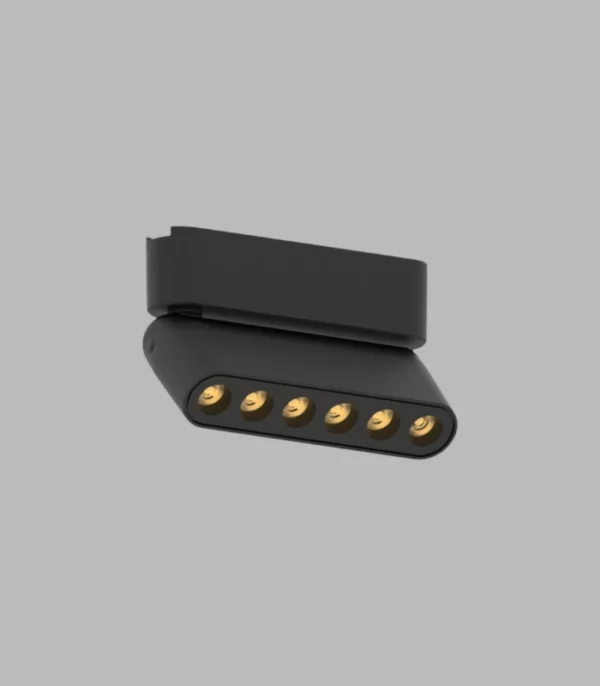 Gecem Magva 11,5 cm 6W Lensli Hareketli Magnet Ray Spot