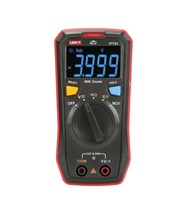 Uni-t UT123 Cepte Taşınabilir Dijital Led Ekranlı Multimetre Ölçü Aleti